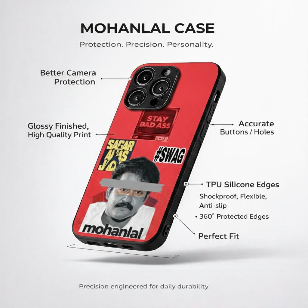 Mohanlal Aesthetic Phone Case for iPhone & Android
