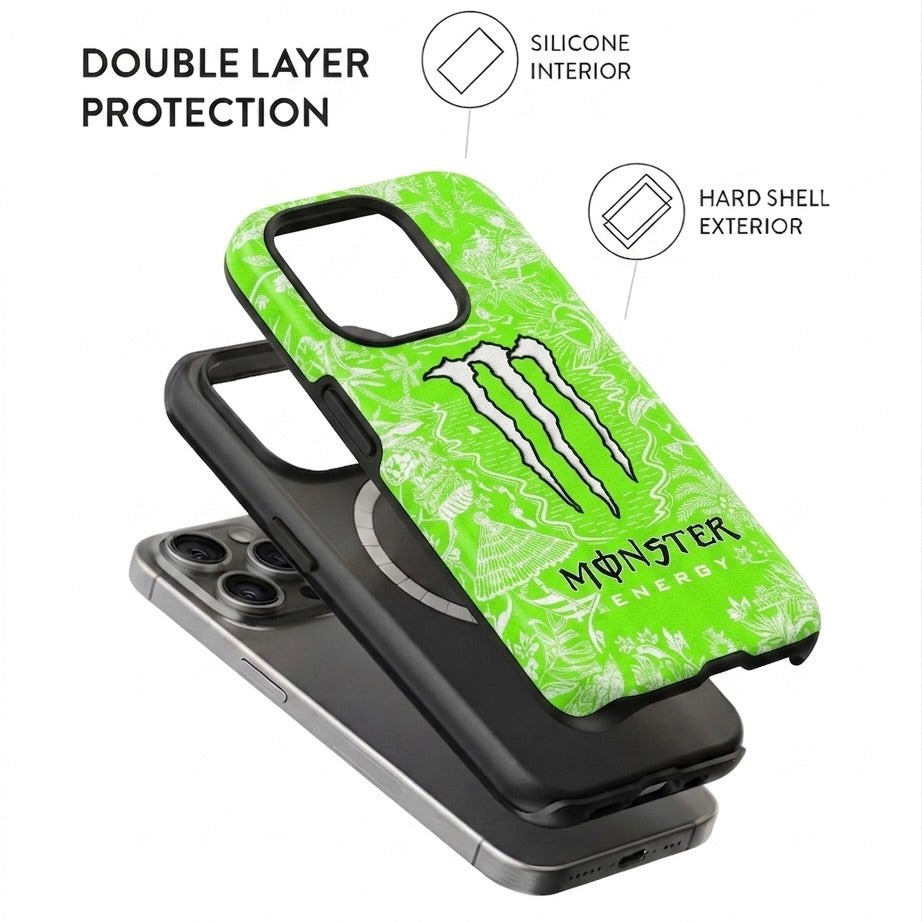 Monster Green ( Armoured Case ) Aesthetic Phone Case for iPhone & Samsung