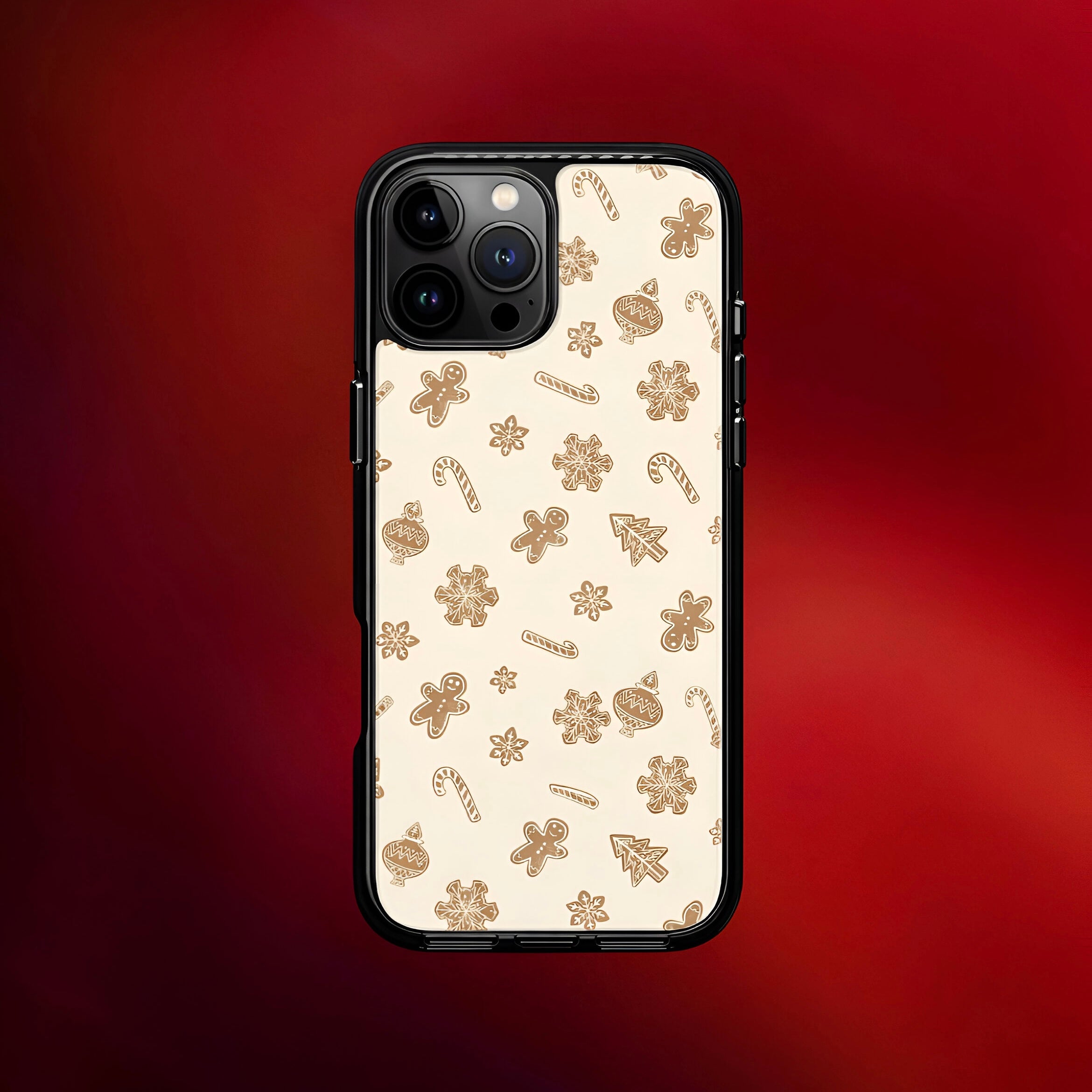 Gingerbread Noël Aesthetic Phone Case for iPhone & Android