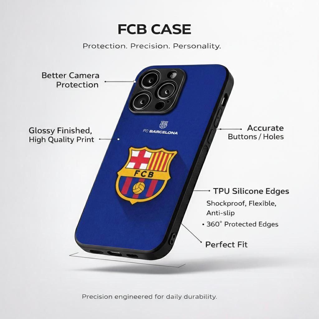 FCB - Aesthetic Phone Case for iPhone & Android
