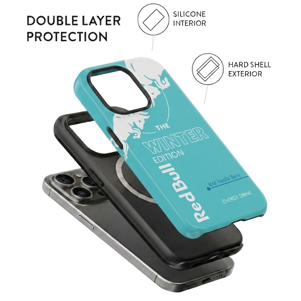 Red Bull Winter Edition ( Armoured Case ) Aesthetic Phone Case for iPhone & samsung