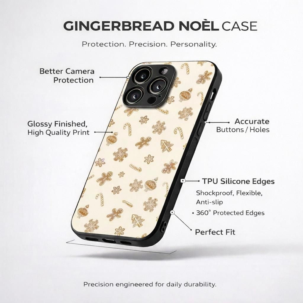 Gingerbread Noël Aesthetic Phone Case for iPhone & Android