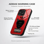 Adidas Warning Aesthetic Phone Case for iPhone & Android