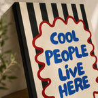 Cool people luxe Set of 1 canvas frame