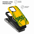 Brazil ( Armoured Case ) Aesthetic Phone Case for iPhone & samsung