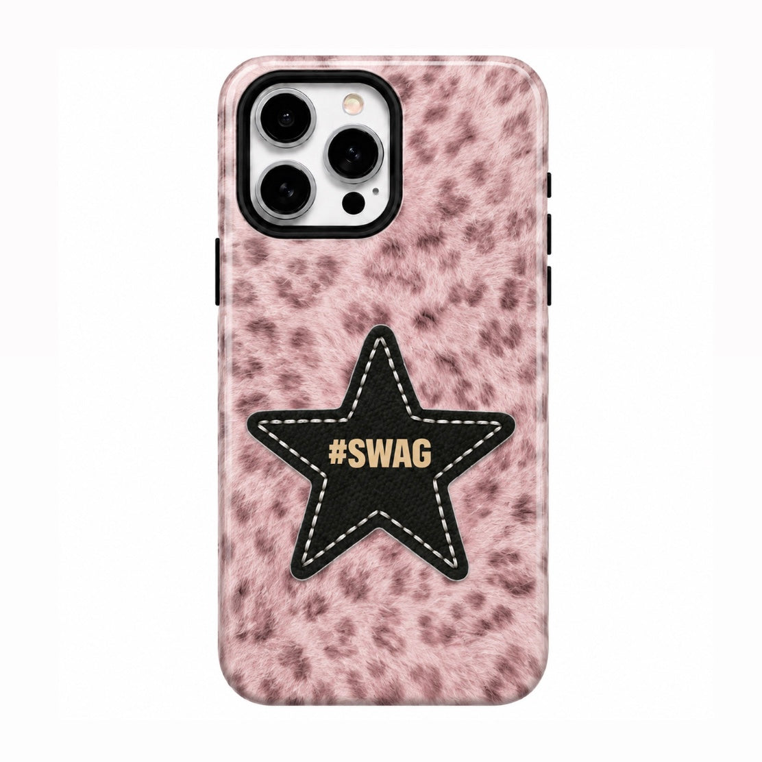 Pink Leopard Swag ( Armoured Case ) Aesthetic Phone Case for iPhone & samsung