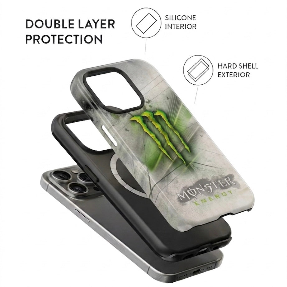 Monster Grey ( Armoured Case ) Aesthetic Phone Case for iPhone & Samsung