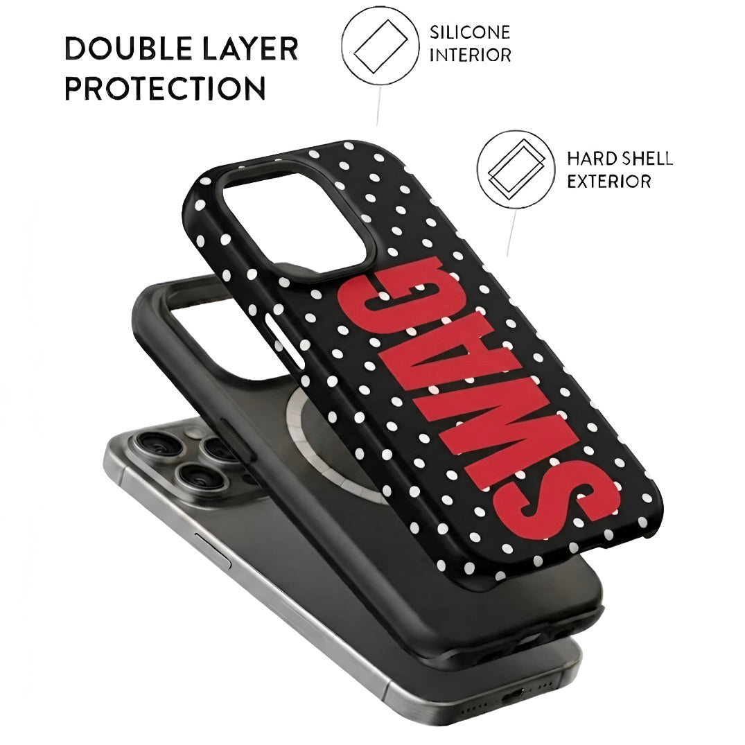 Polka dot Swag ( Armoured Case ) Aesthetic Phone Case for iPhone & samsung