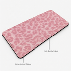 Pink leopard Desktop Mat