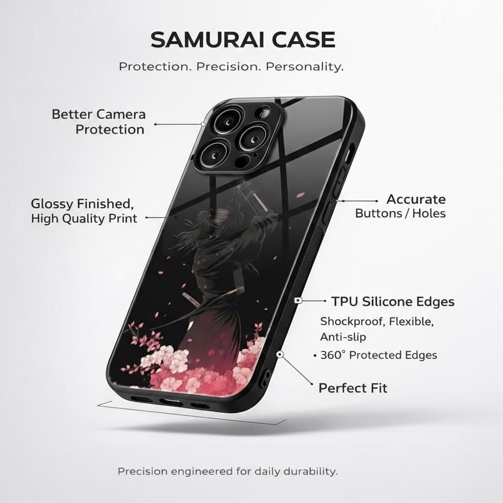 Samurai Aesthetic Phone Case for iPhone & Android