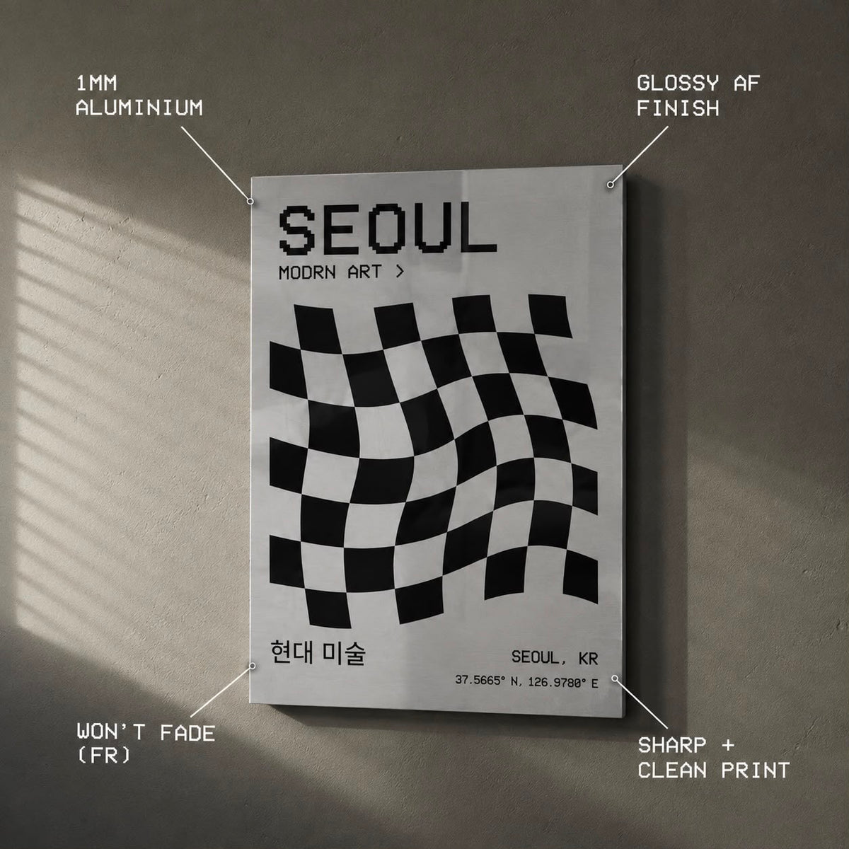 SEOUL - Aluminium Prints