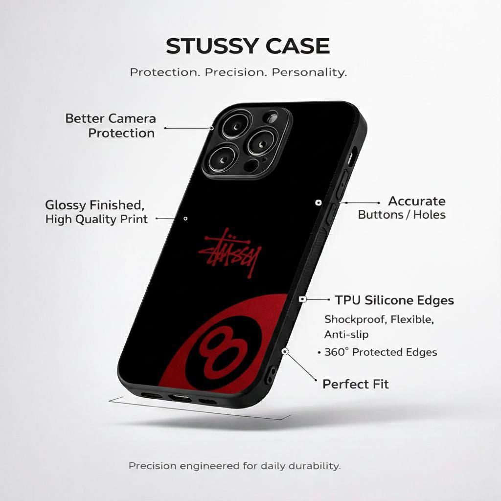Stussy- Aesthetic Phone Case for iPhone & Android 4strel Stussy- Aesthetic Phone Case for iPhone & Android 4strel