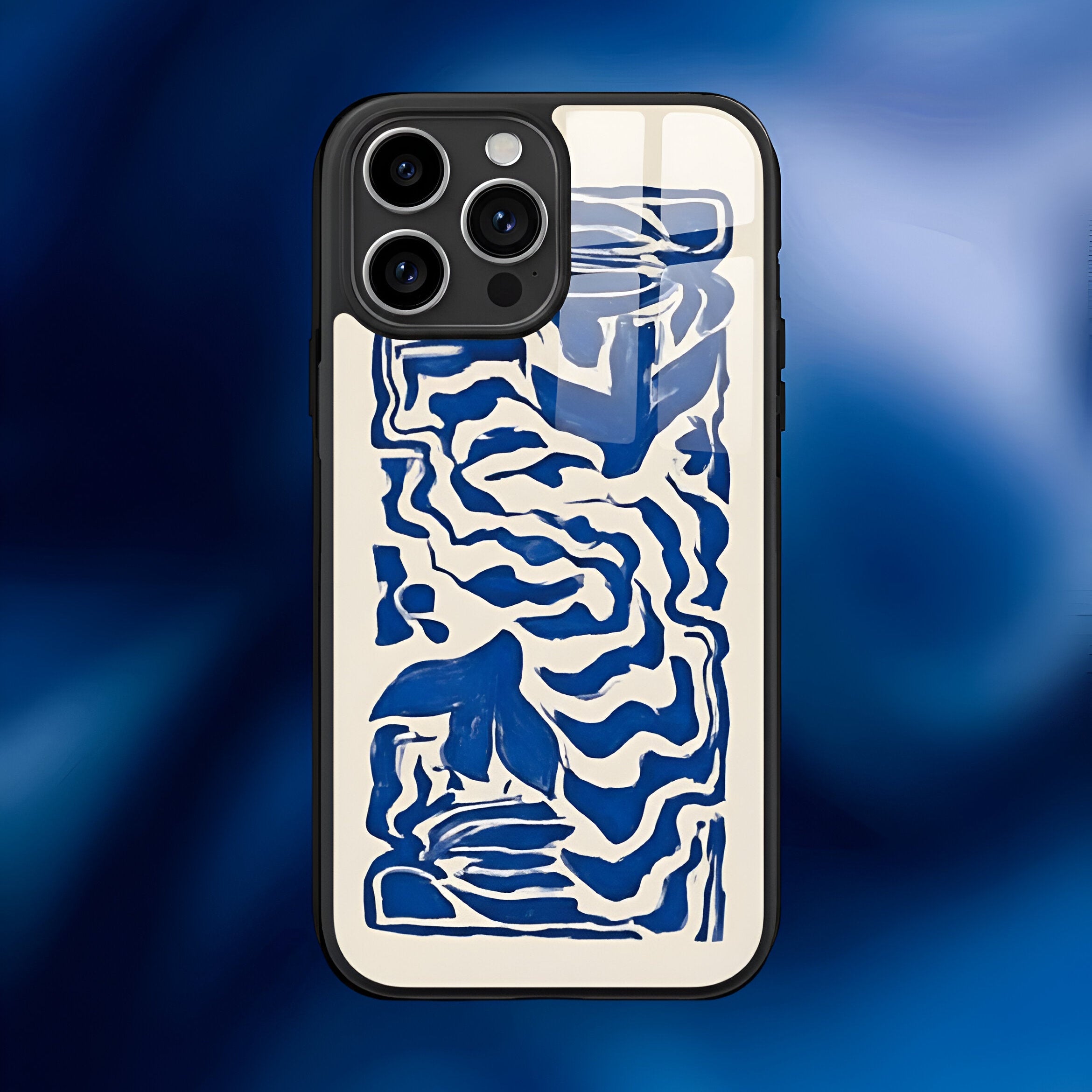 Blue Mirage Aesthetic Phone Case for iPhone & Android