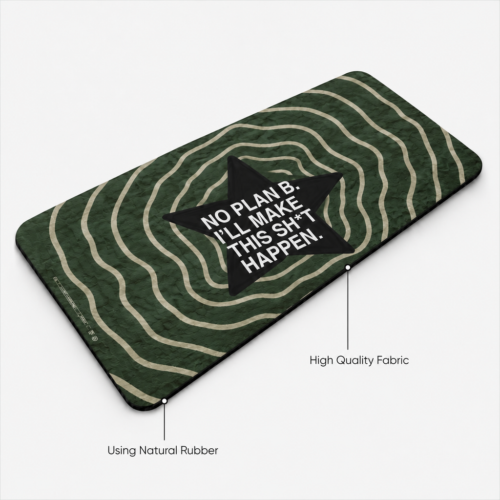 No Plan B Desktop Mat