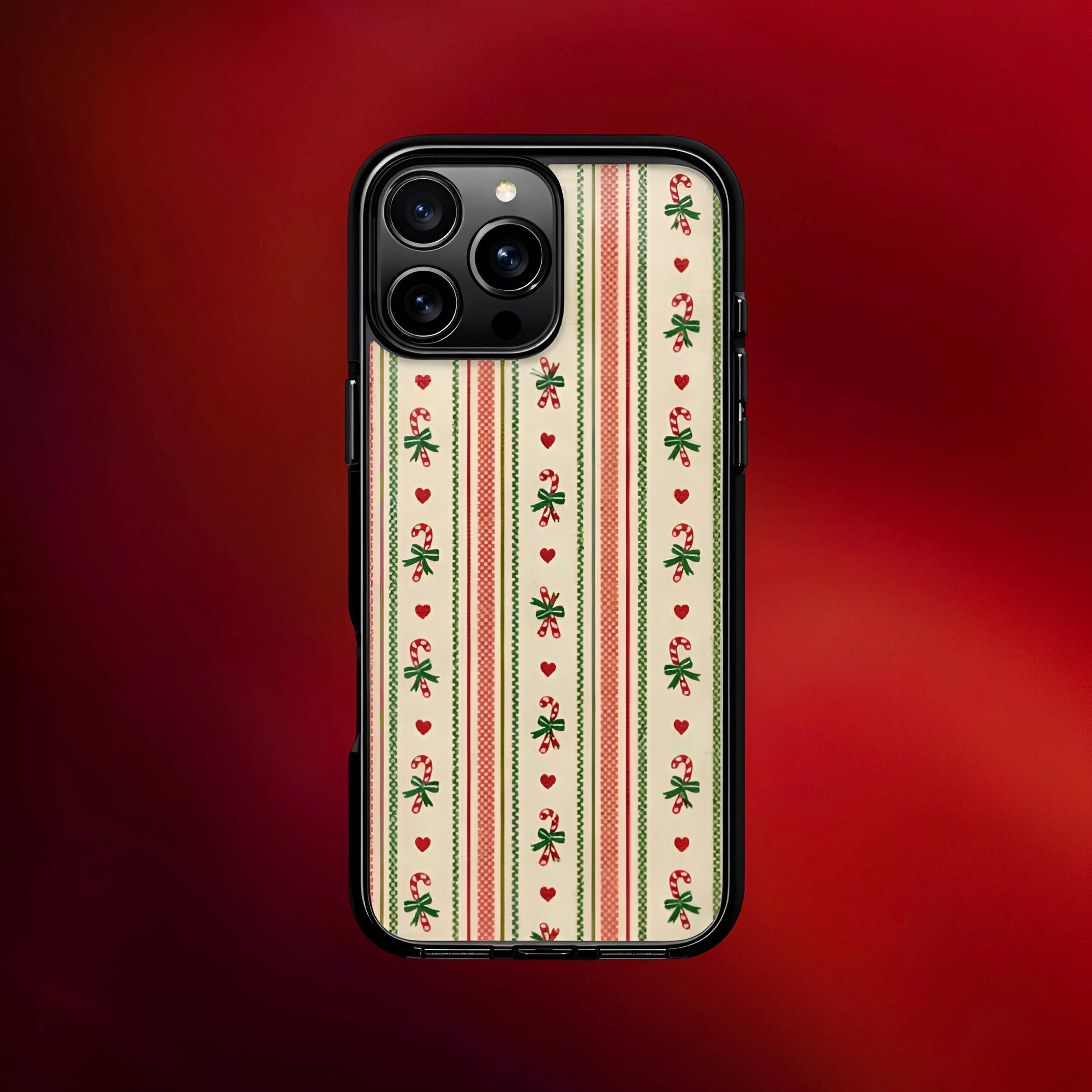Candy Cane Cottage Aesthetic Phone Case for iPhone & Android