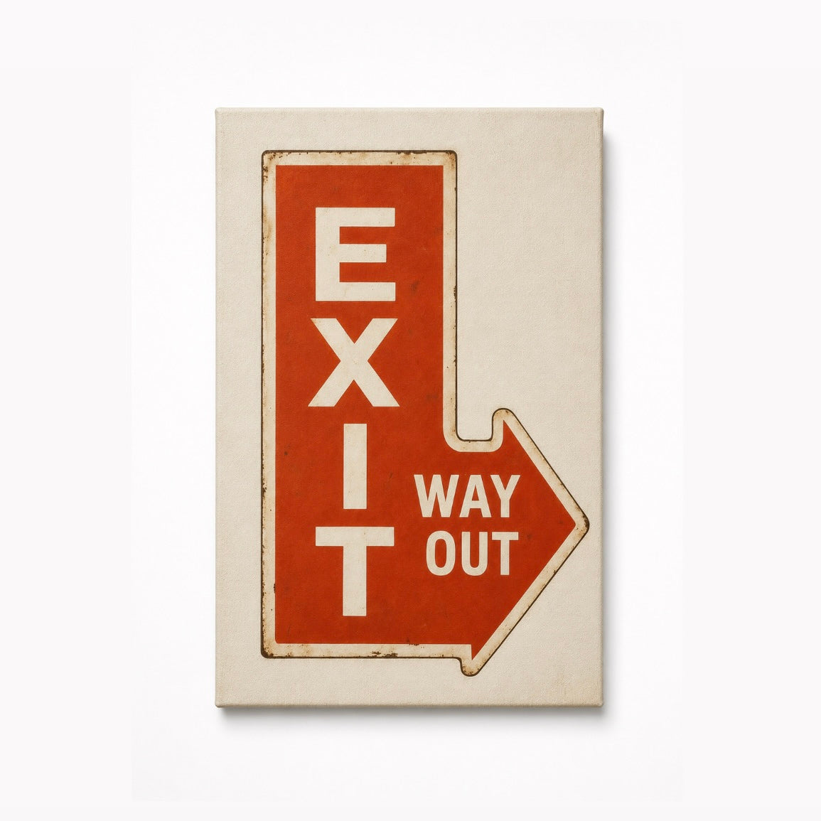 Exit luxe Set of 1 canvas frame