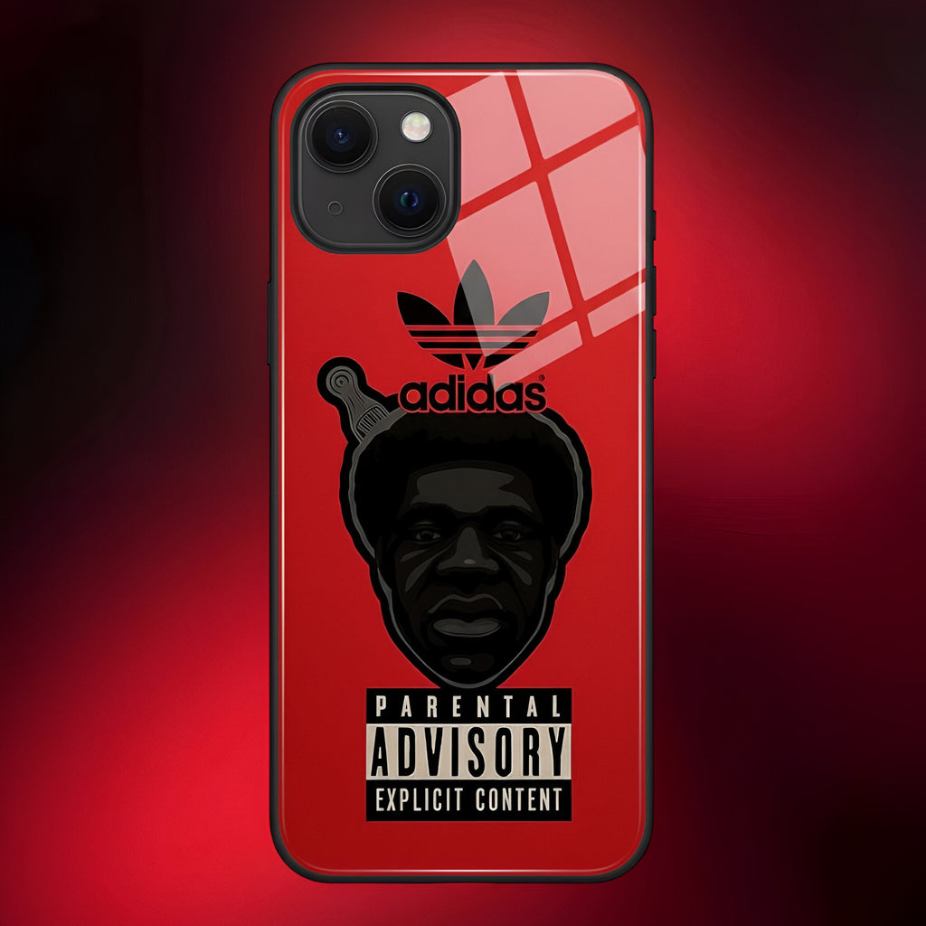 Adidas Warning Aesthetic Phone Case for iPhone & Android