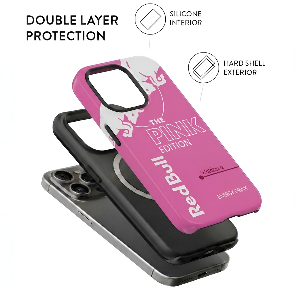 Red Bull Pink Edition ( Armoured Case ) Aesthetic Phone Case for iPhone & samsung