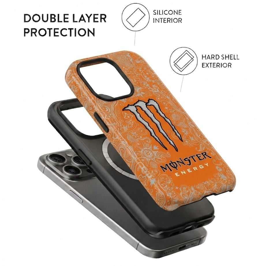 Monster Orange ( Armoured Case ) Aesthetic Phone Case for iPhone & Samsung