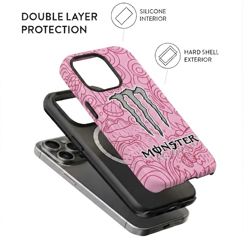 Monster Pink ( Armoured Case ) Aesthetic Phone Case for iPhone & Samsung