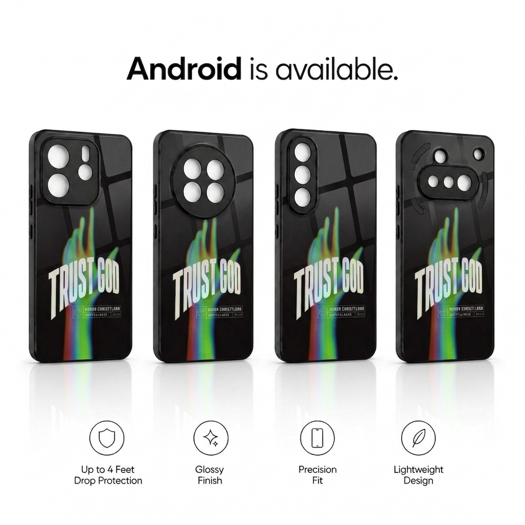 Trust god Aesthetic Phone Case for iPhone & Android