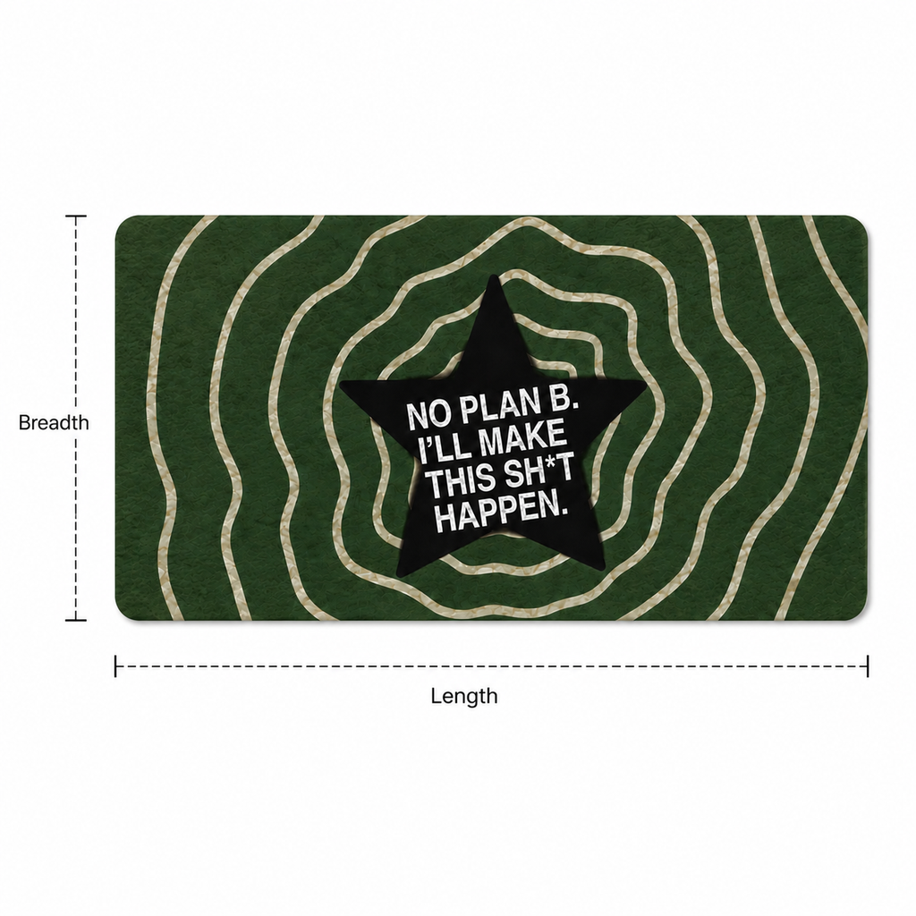 No Plan B Desktop Mat