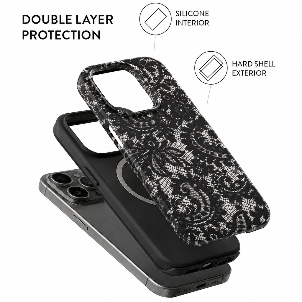 Lace ( Armoured Case ) Aesthetic Phone Case for iPhone & samsung