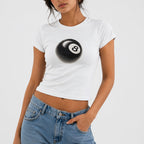 8 Ball - Baby Tee for women