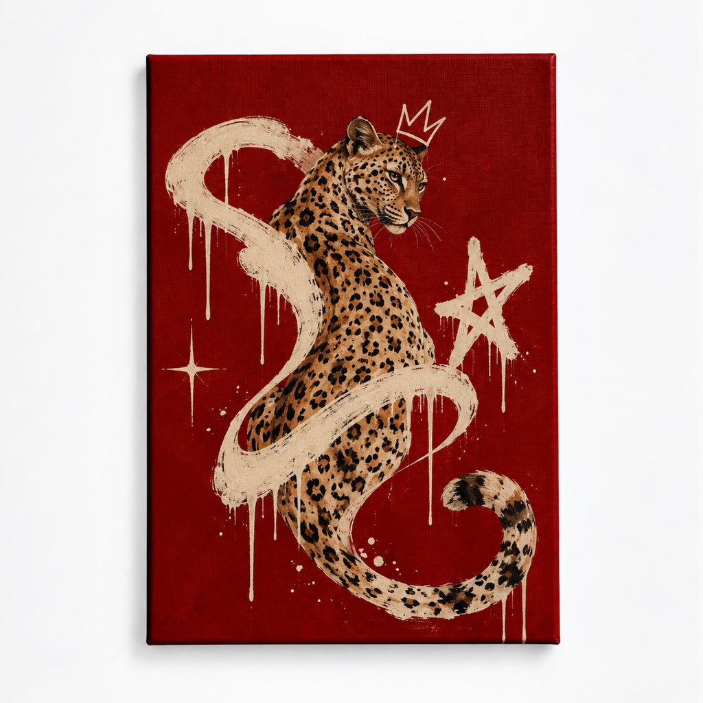 Crowned Cheetah - Canvas Frame