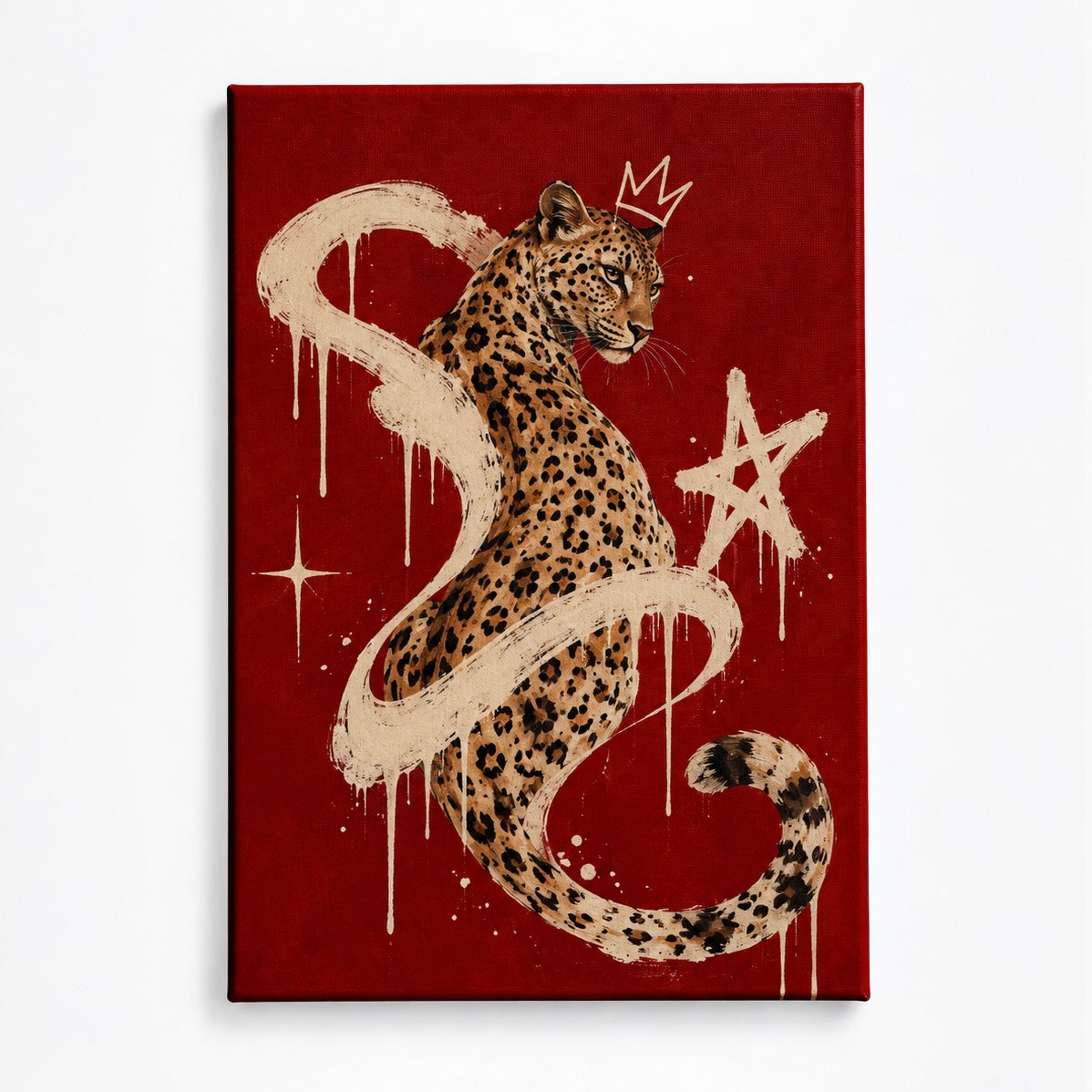 Crowned Cheetah - Canvas Frame