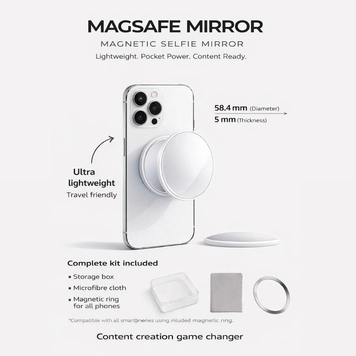 Magsafe mirror