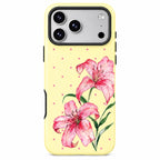 yellow floral ( Armoured Case ) Aesthetic Phone Case for iPhone & samsung