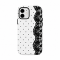 Polka lace Phone Case for iPhone