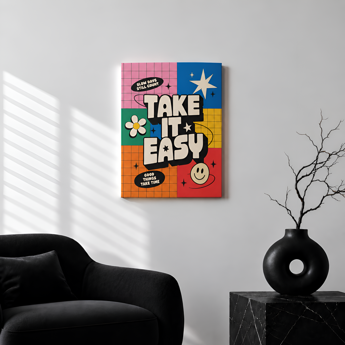 Take it easy - Aluminium Print