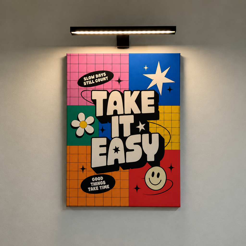 Take it easy - Aluminium Print