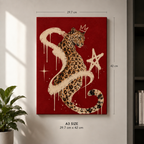 Crowned Cheetah - Canvas Frame