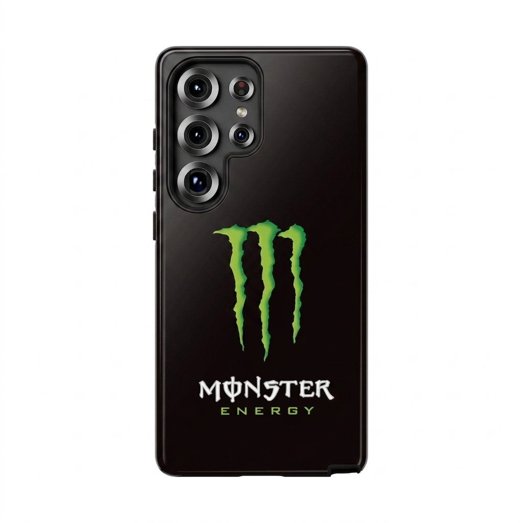 Monster Black ( Armoured Case ) Aesthetic Phone Case for iPhone & samsung