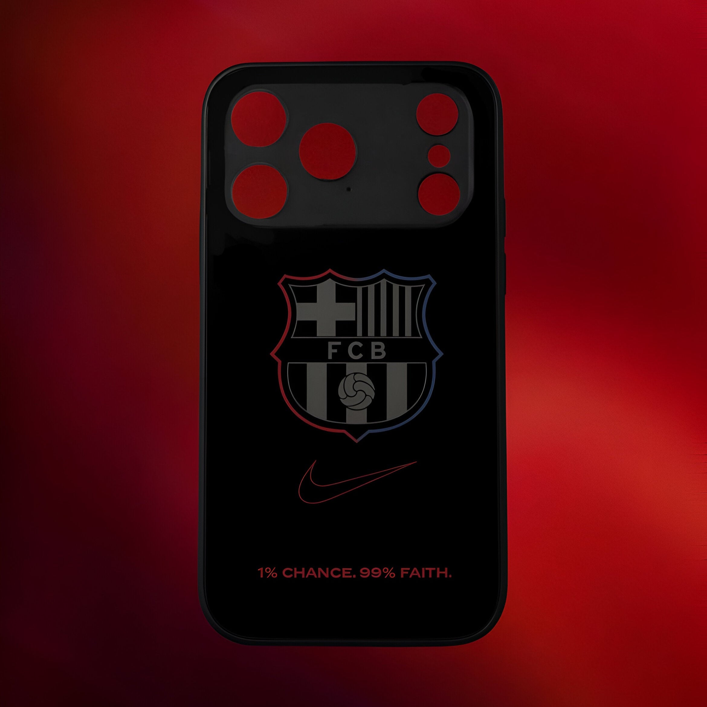 FCB black Aesthetic Phone Case for iPhone & Android