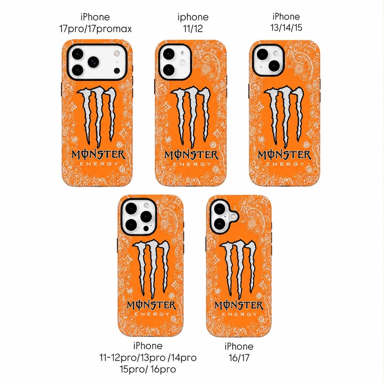 Monster Orange ( Armoured Case ) Aesthetic Phone Case for iPhone & Samsung