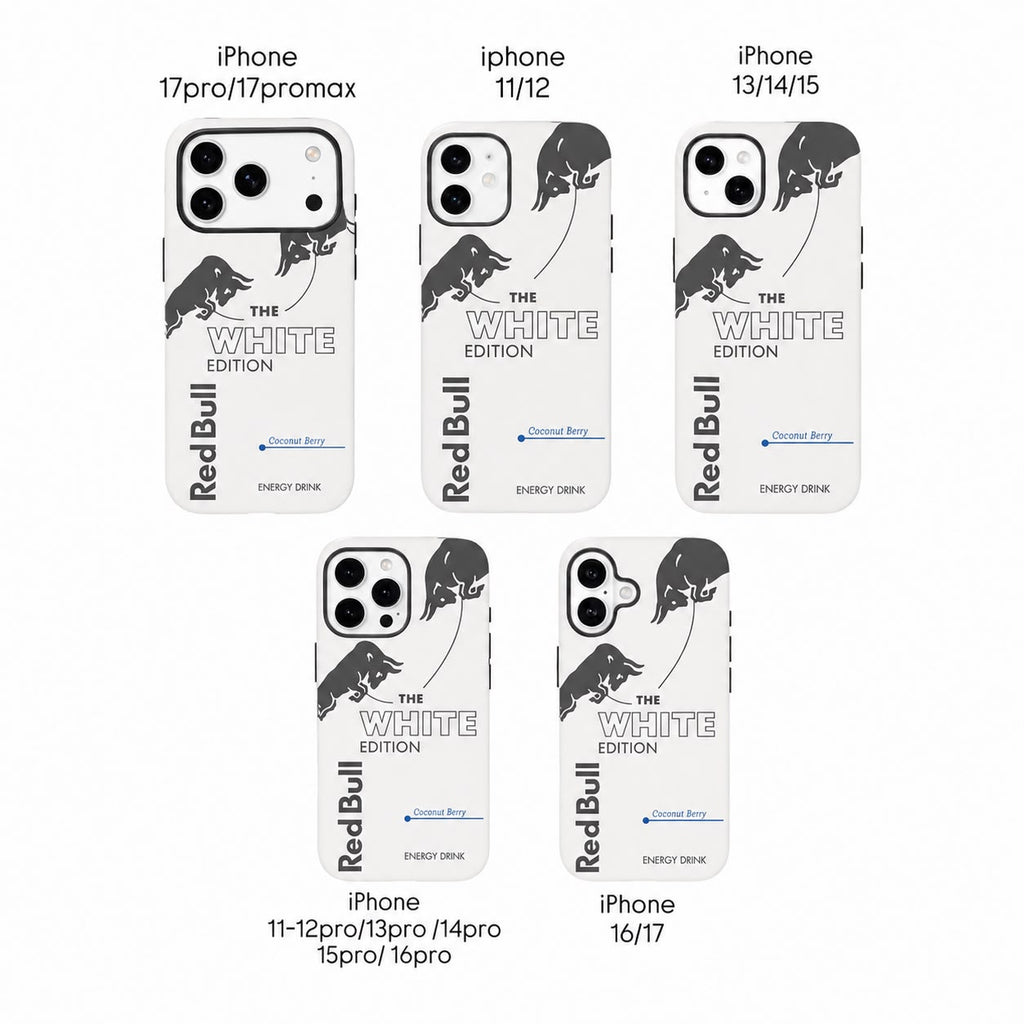 Red Bull White Coconut ( Armoured Case ) Aesthetic Phone Case for iPhone & samsung