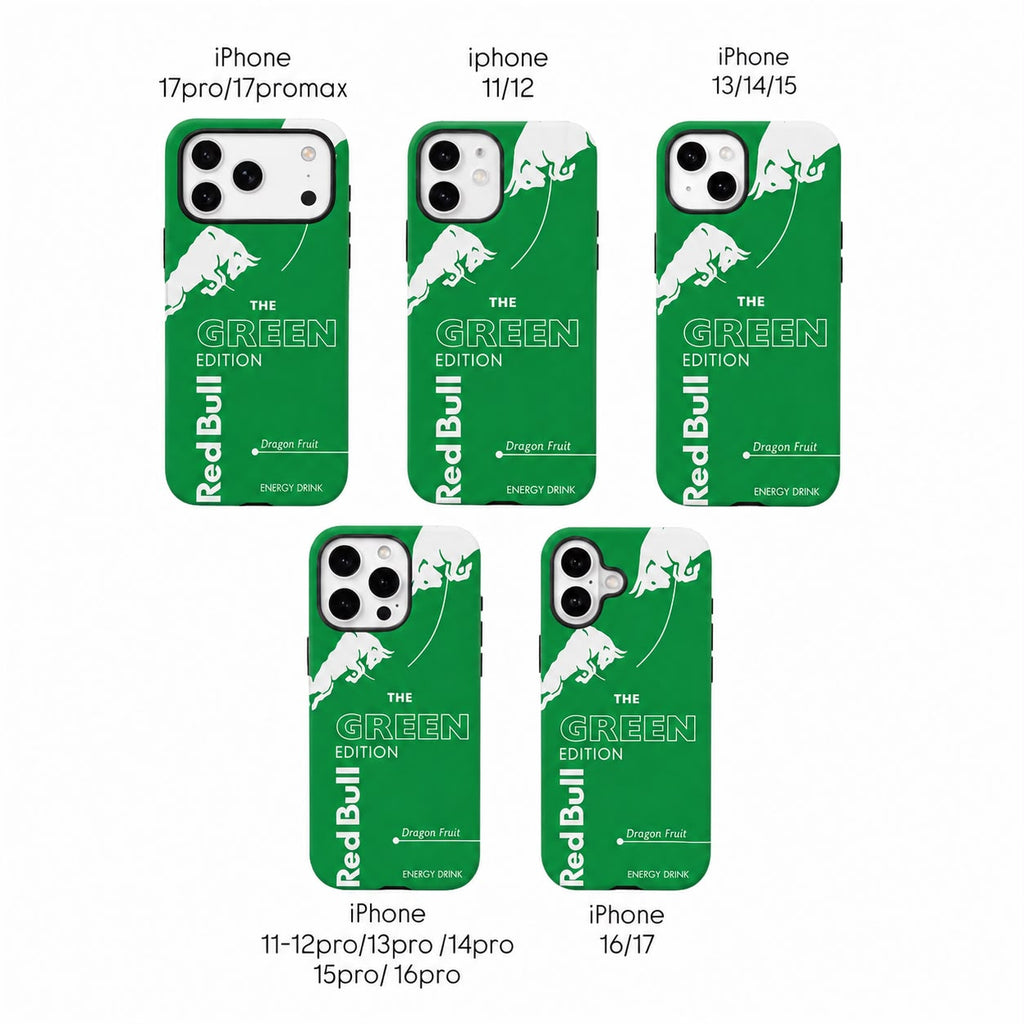 Red Bull Green Case ( Armoured Case ) Aesthetic Phone Case for iPhone & samsung