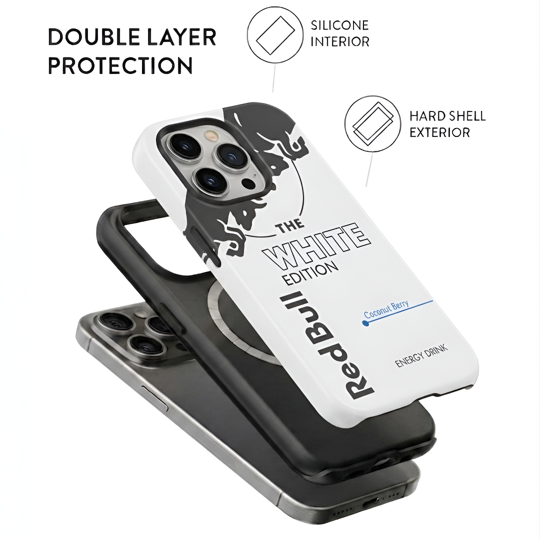 Red Bull White Coconut ( Armoured Case ) Aesthetic Phone Case for iPhone & samsung