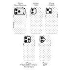 White polka dot (Armoured Case ) Aesthetic Phone Case for iPhone & samsung (Copy)