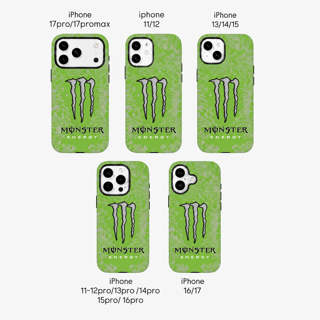 Monster Green ( Armoured Case ) Aesthetic Phone Case for iPhone & Samsung