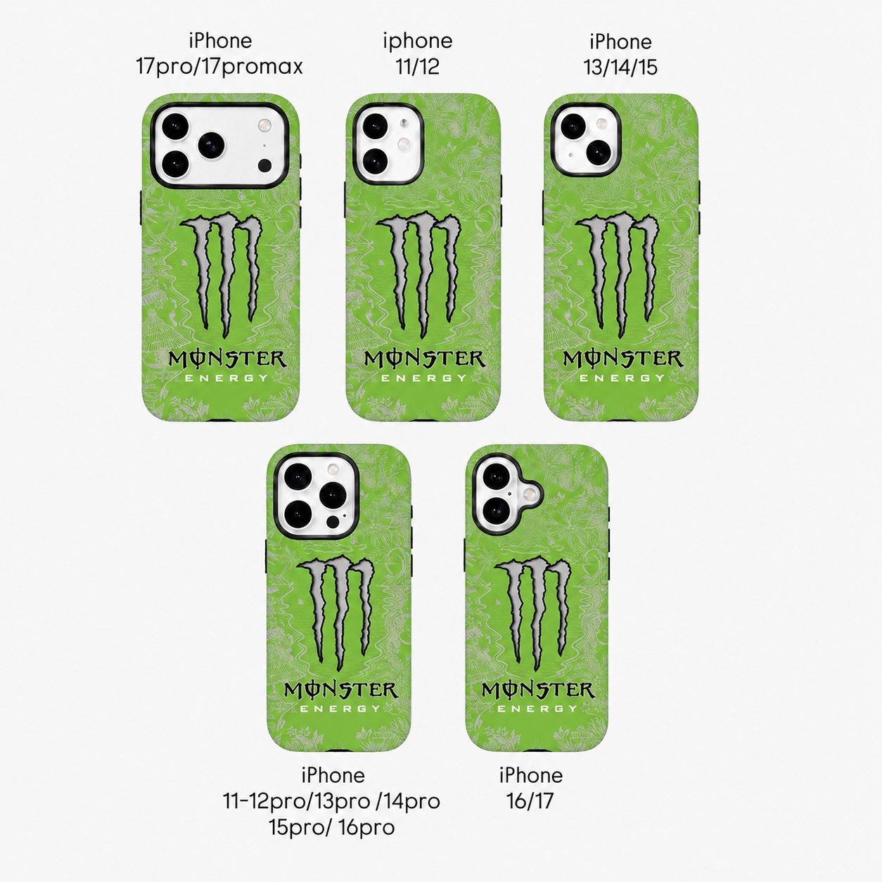 Monster Green ( Armoured Case ) Aesthetic Phone Case for iPhone & Samsung