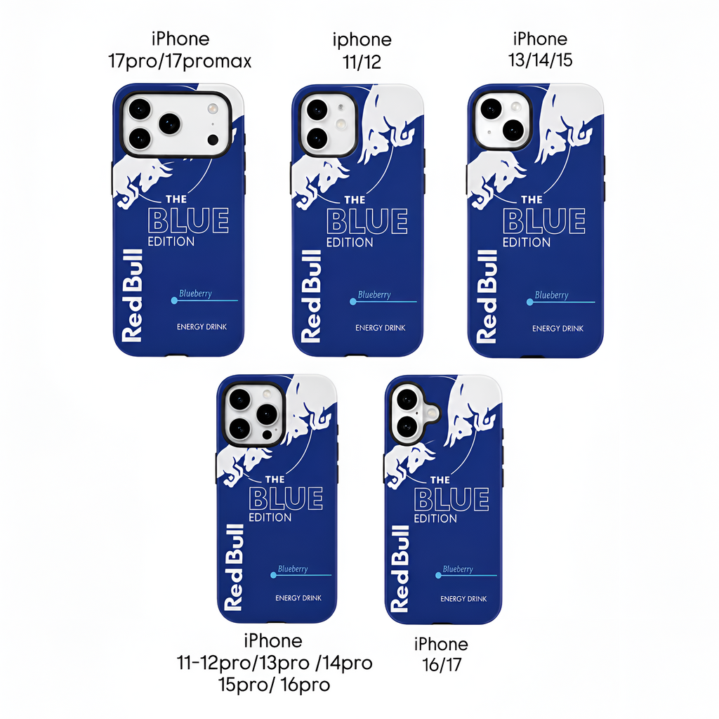 Red Bull Blue Edition ( Armoured Case ) Aesthetic Phone Case for iPhone & samsung