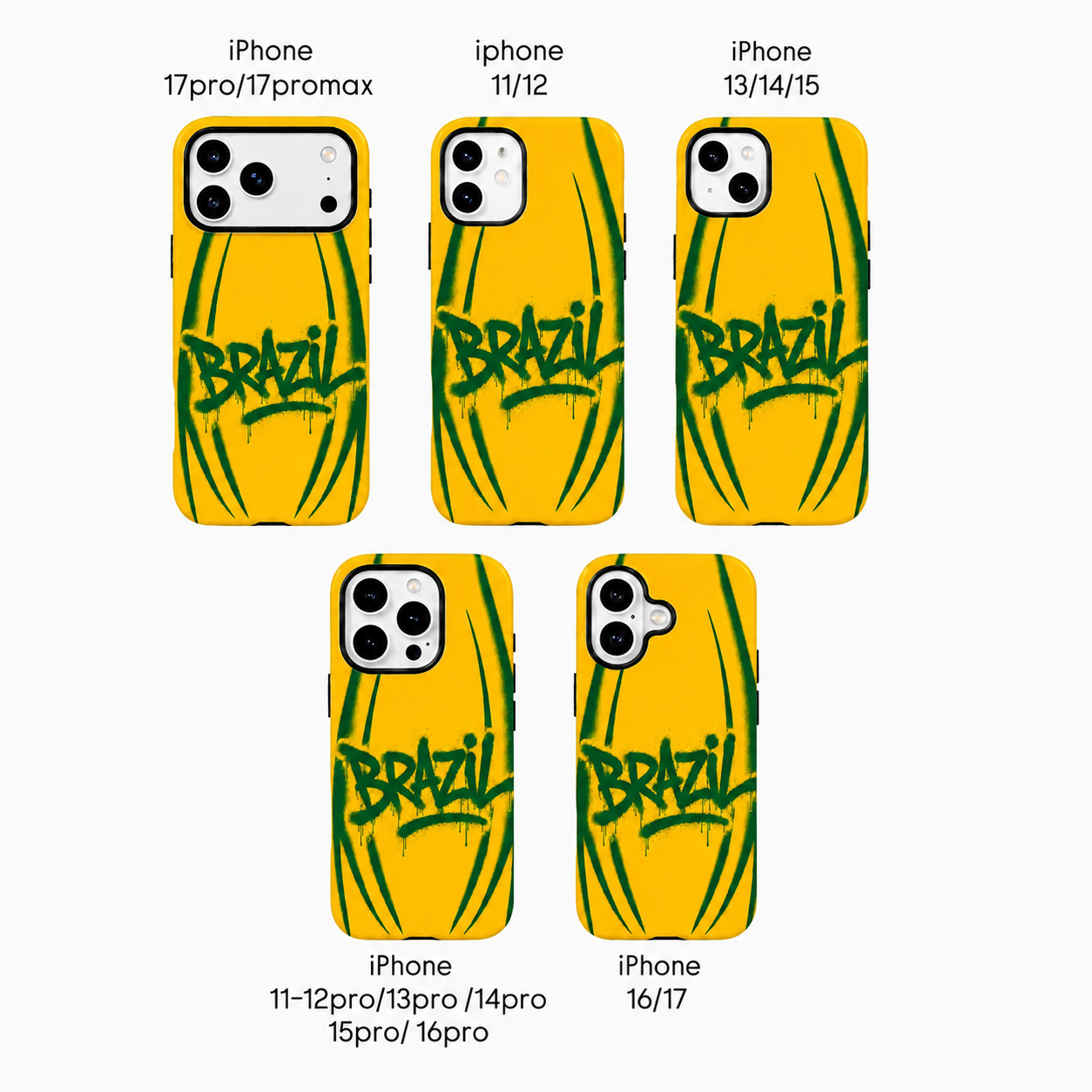 Brazil ( Armoured Case ) Aesthetic Phone Case for iPhone & samsung
