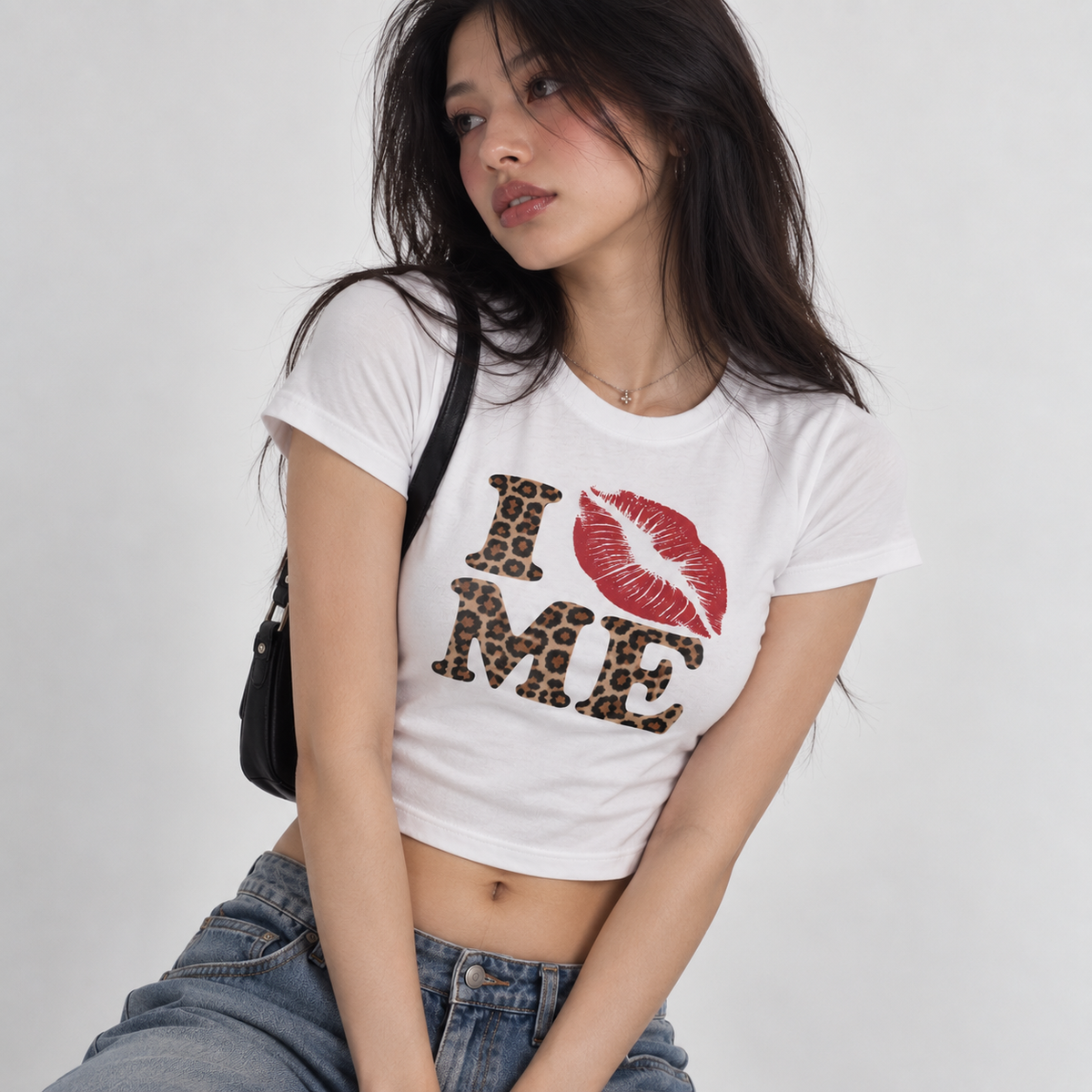 I love me - baby tee for women
