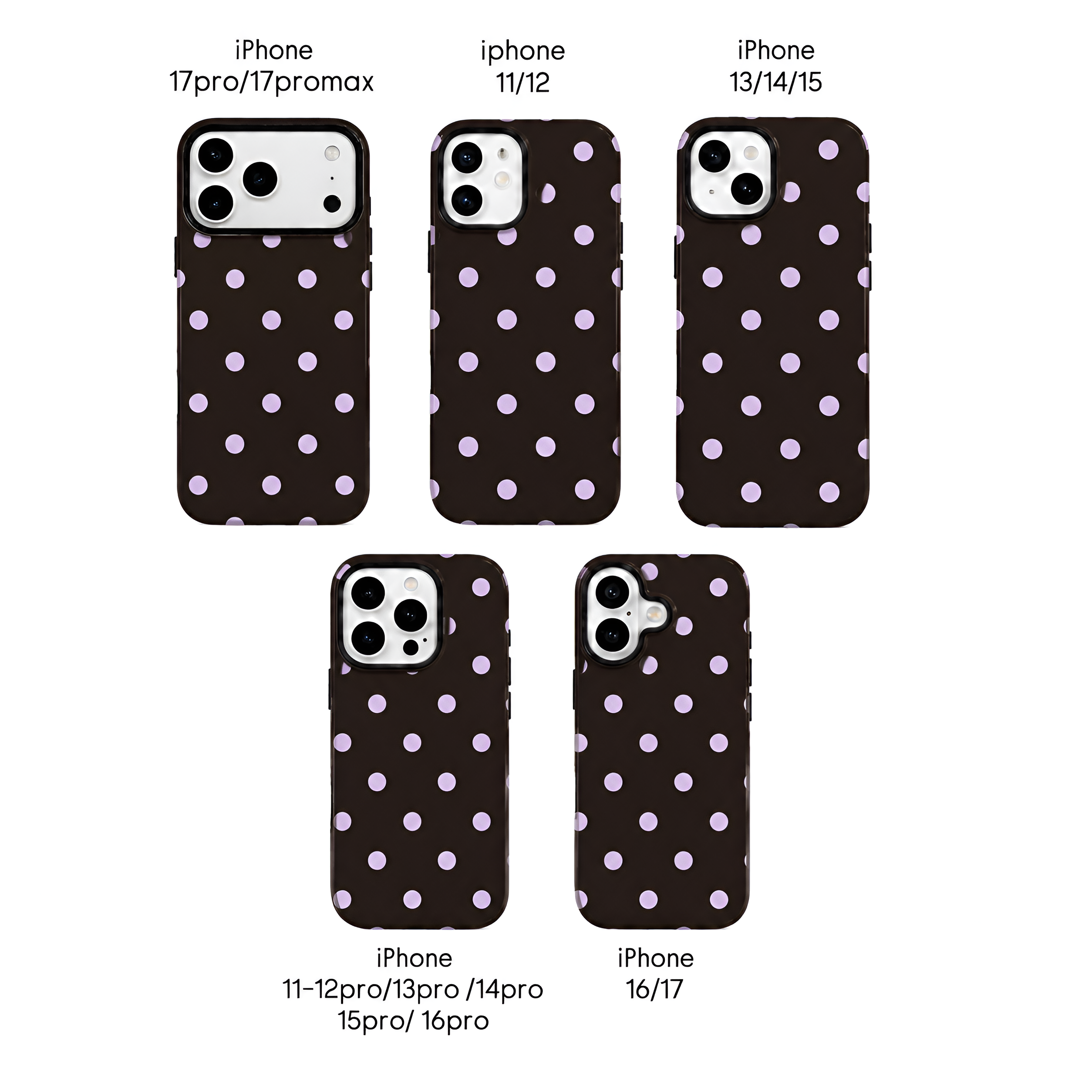 Pink polka dot (Armoured Case ) Aesthetic Phone Case for iPhone & samsung