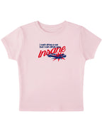 Baby Pink Baby Tee Front Design
